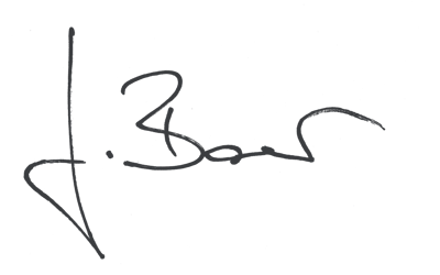 Unterschrift von Gottfried Baer